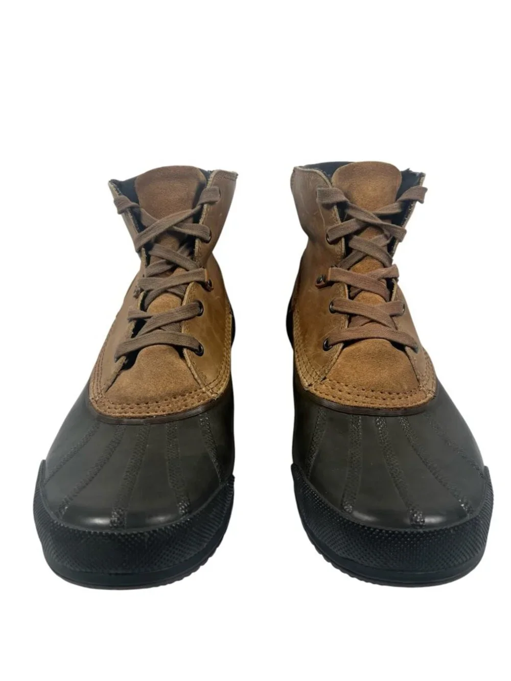Sorel Boots Mens 11.5 Ankeny Duck Boots Leather Waterproof Outdoor Hunting